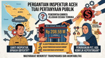 Dibalik Pergantian Inspektur Aceh, Publik Pertanyakan Potensi Nepotisme dan Objektivitas Pengawasan